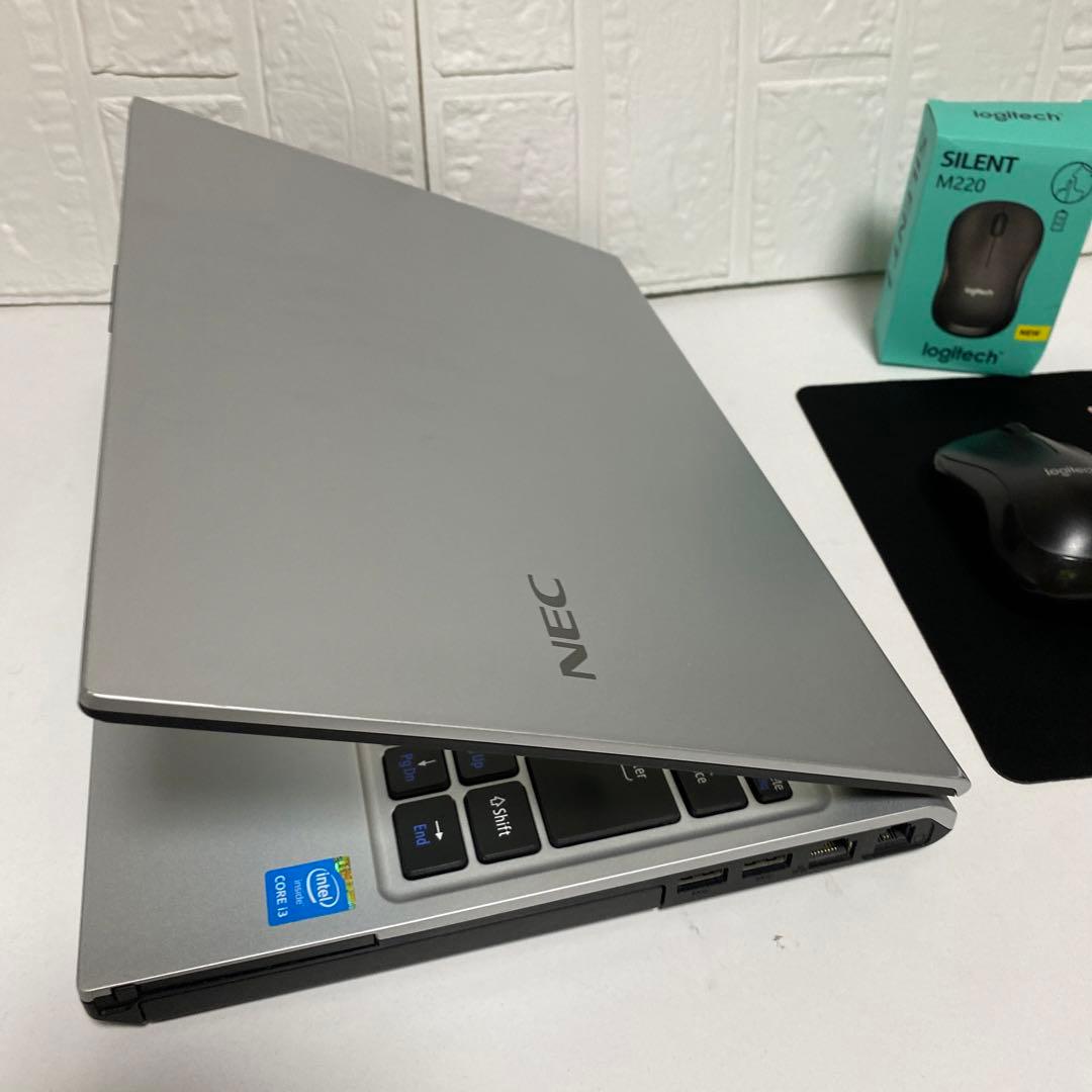 Windows11 オフィス2024年SSD NEC VersaproノートPC