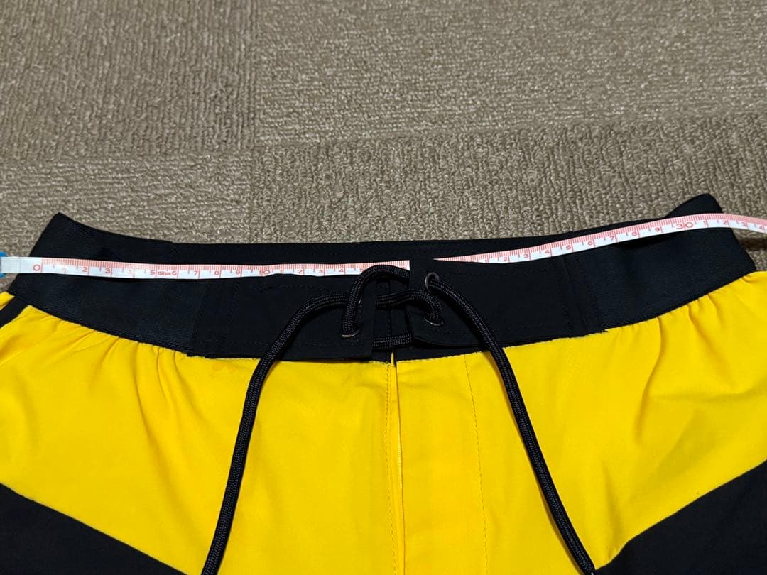 豚屋CRONOS ストライプ水着 イエロー