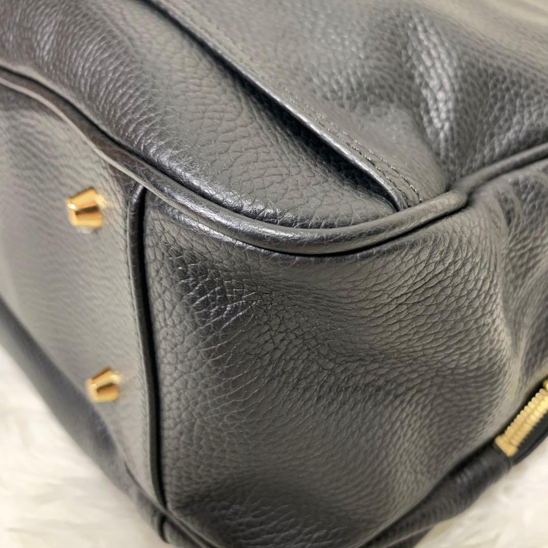 美品 CIMABUE ビジネスバッグ ショルダーストラップ 大容量 金金具