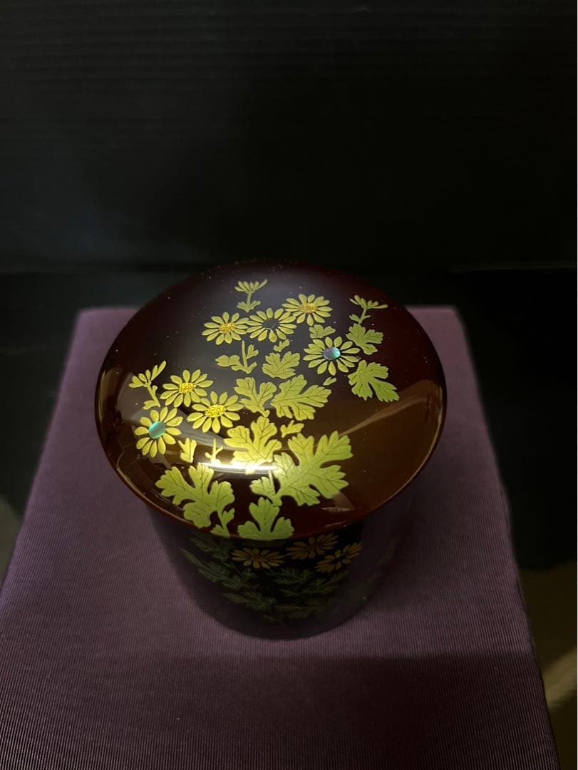 加賀蒔絵　鈴村清斎　輪島塗　棗