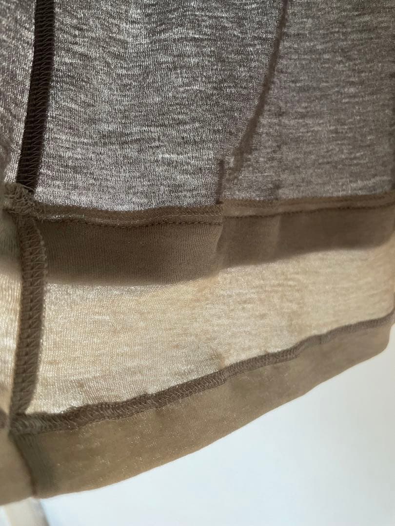 miumiu 2024 新作 ロゴ レイヤード ノースリーブカットソー タグつき