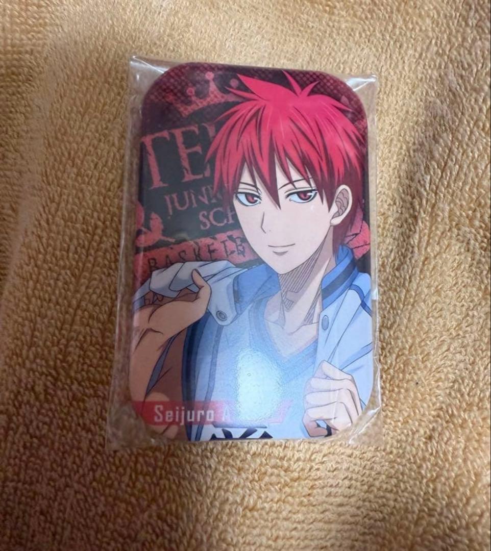 黒子のバスケ エンスカイ 帝光中 スクエア缶バッジ 赤司征十郎