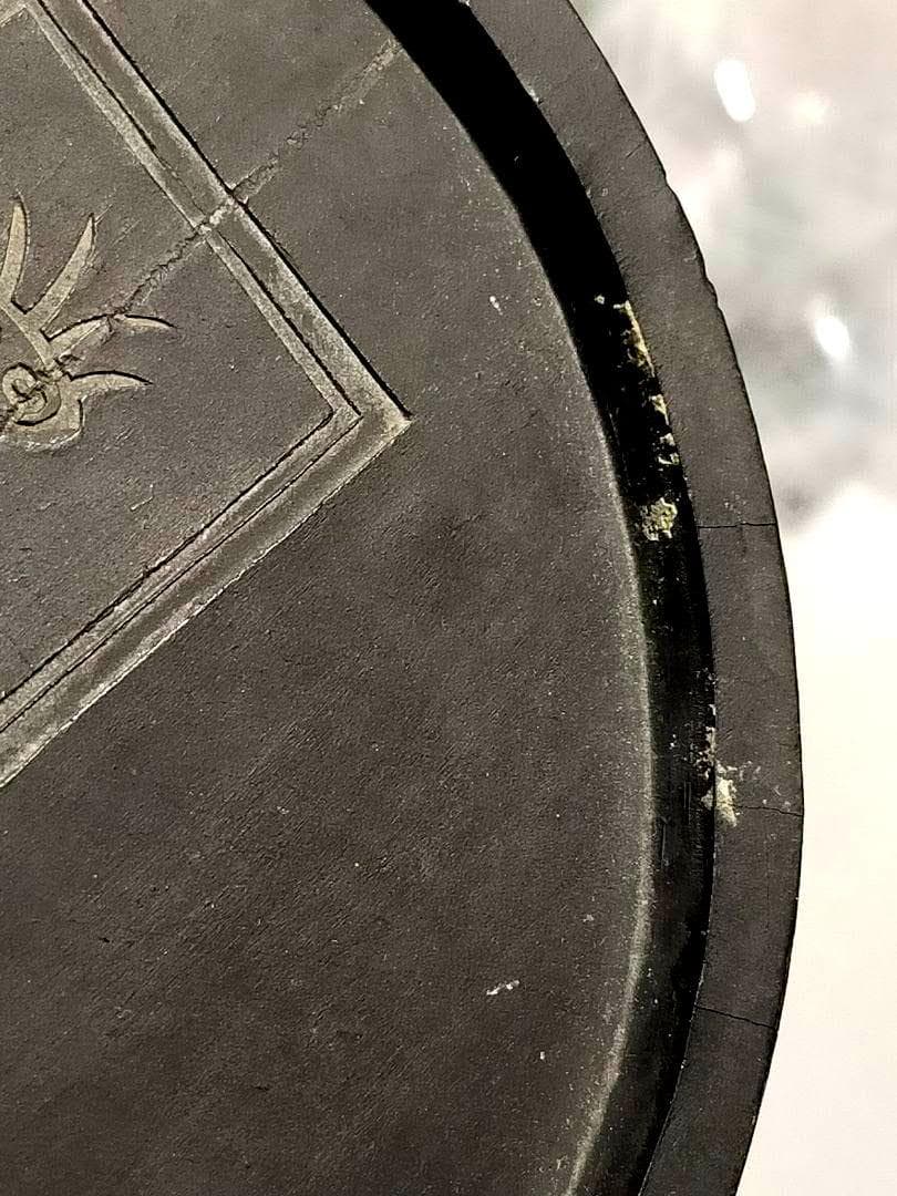 ♥大きな 墨 中国墨 395g 唐墨 古墨 骨董 古玩 中国