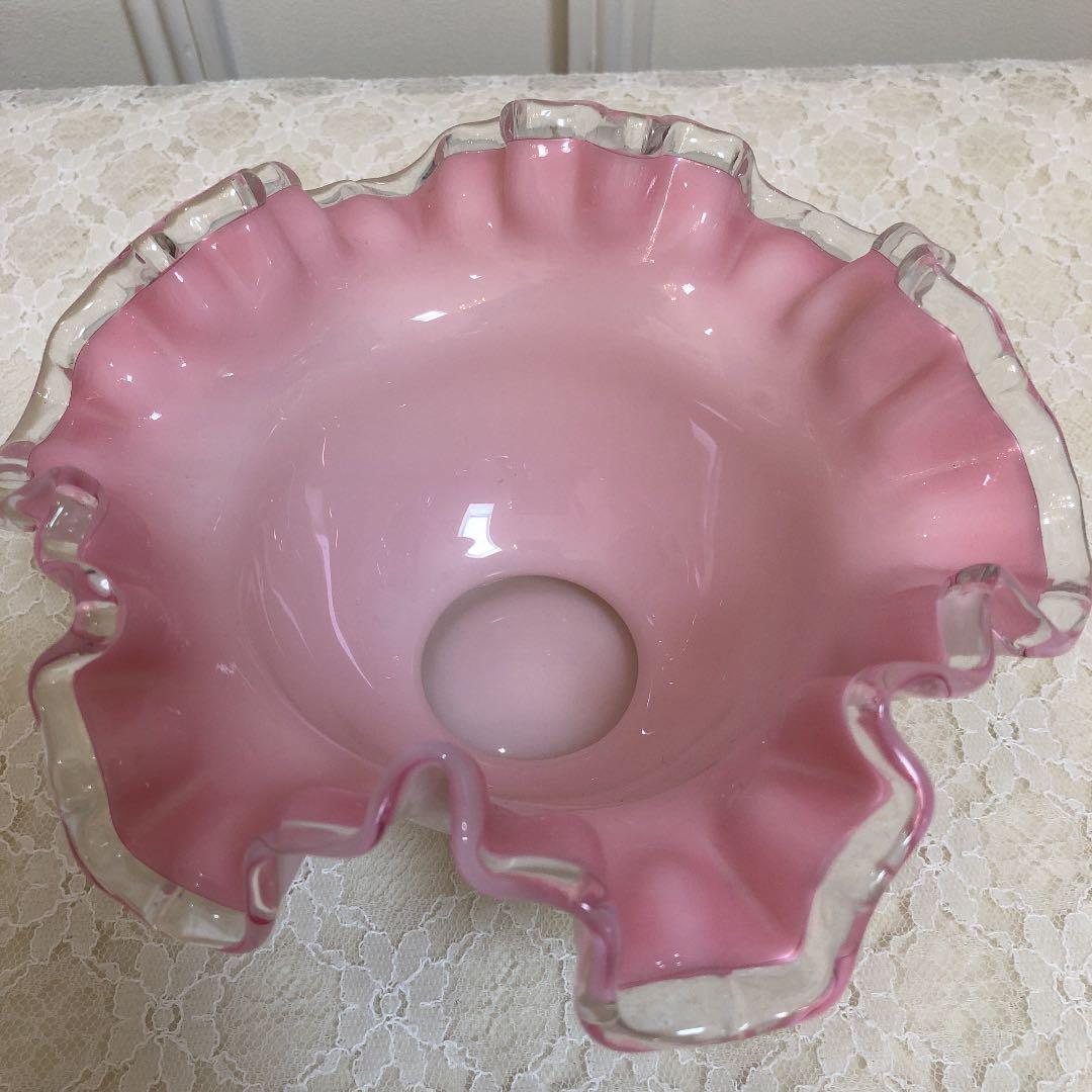 フェントン ピンククレスト Cut & Block オパールセントコンポート