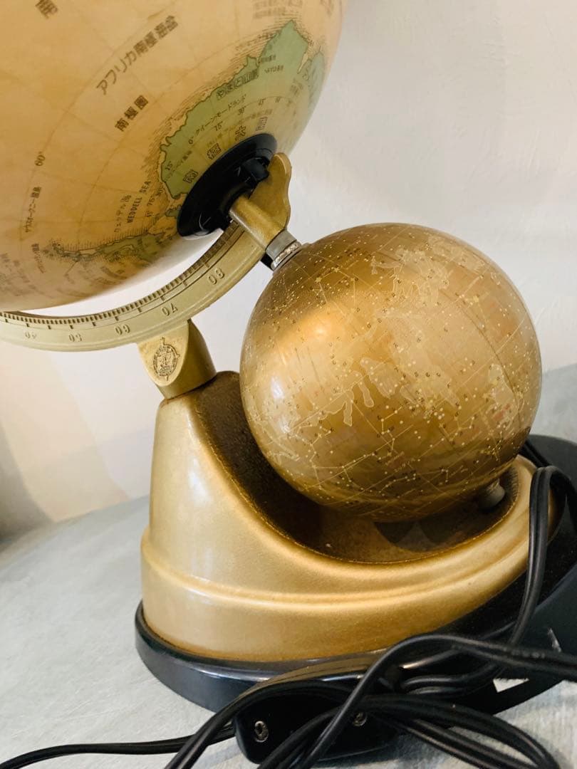 高級 地球儀（現代地図 日本語版） 中古