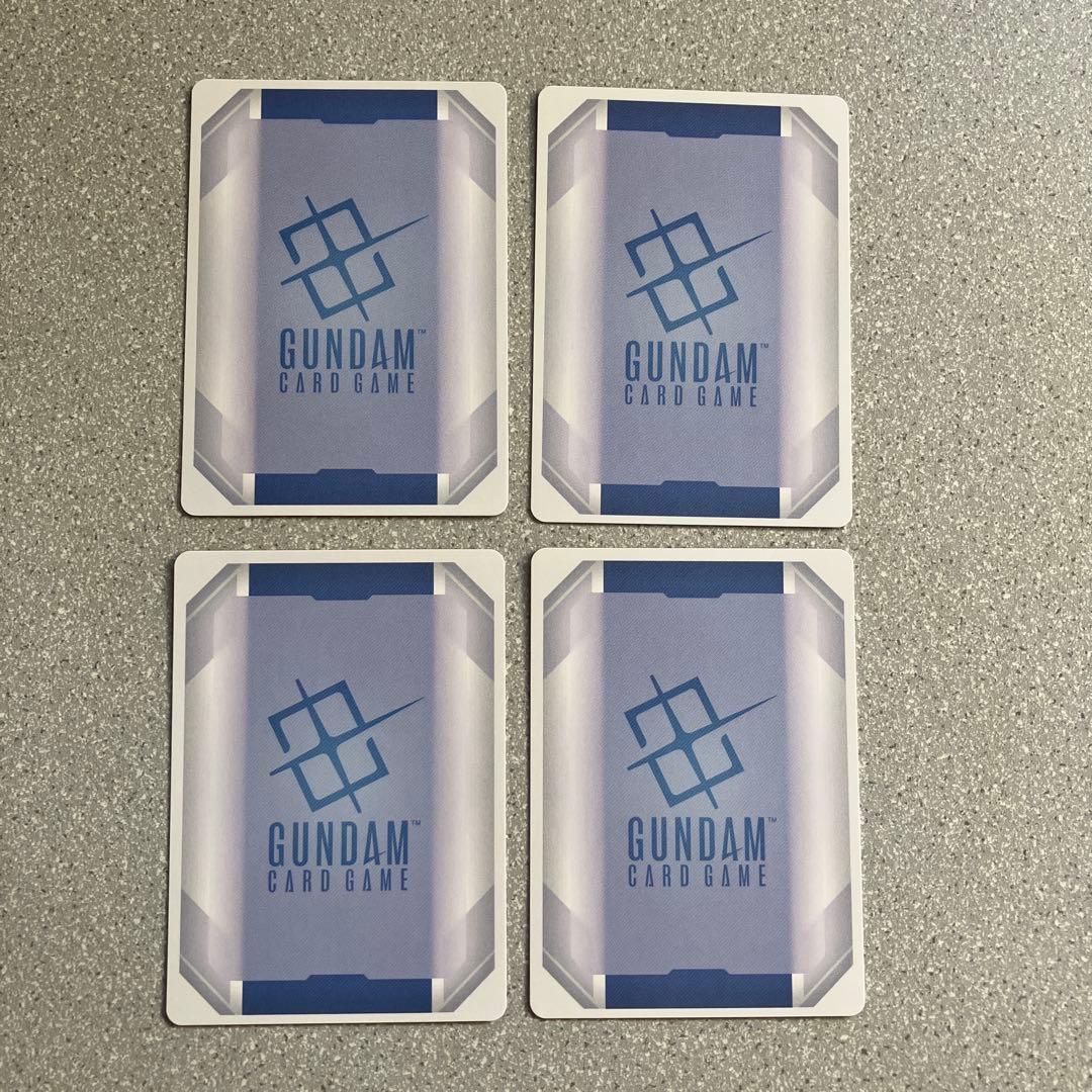 ☆ガンダムカードゲーム☆ガンダム☆LR++☆未使用☆スーパーパラレル☆4枚セット