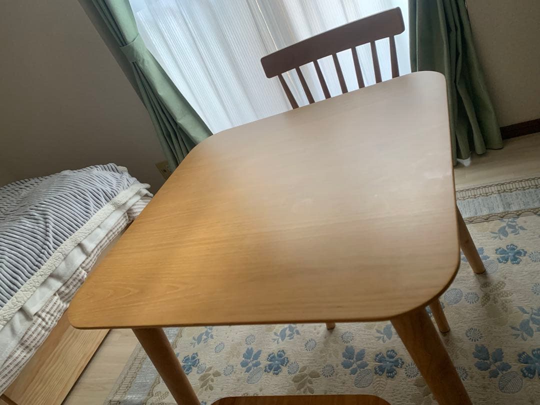 3点セット！ナチュラルウッド ダイニングテーブルセット