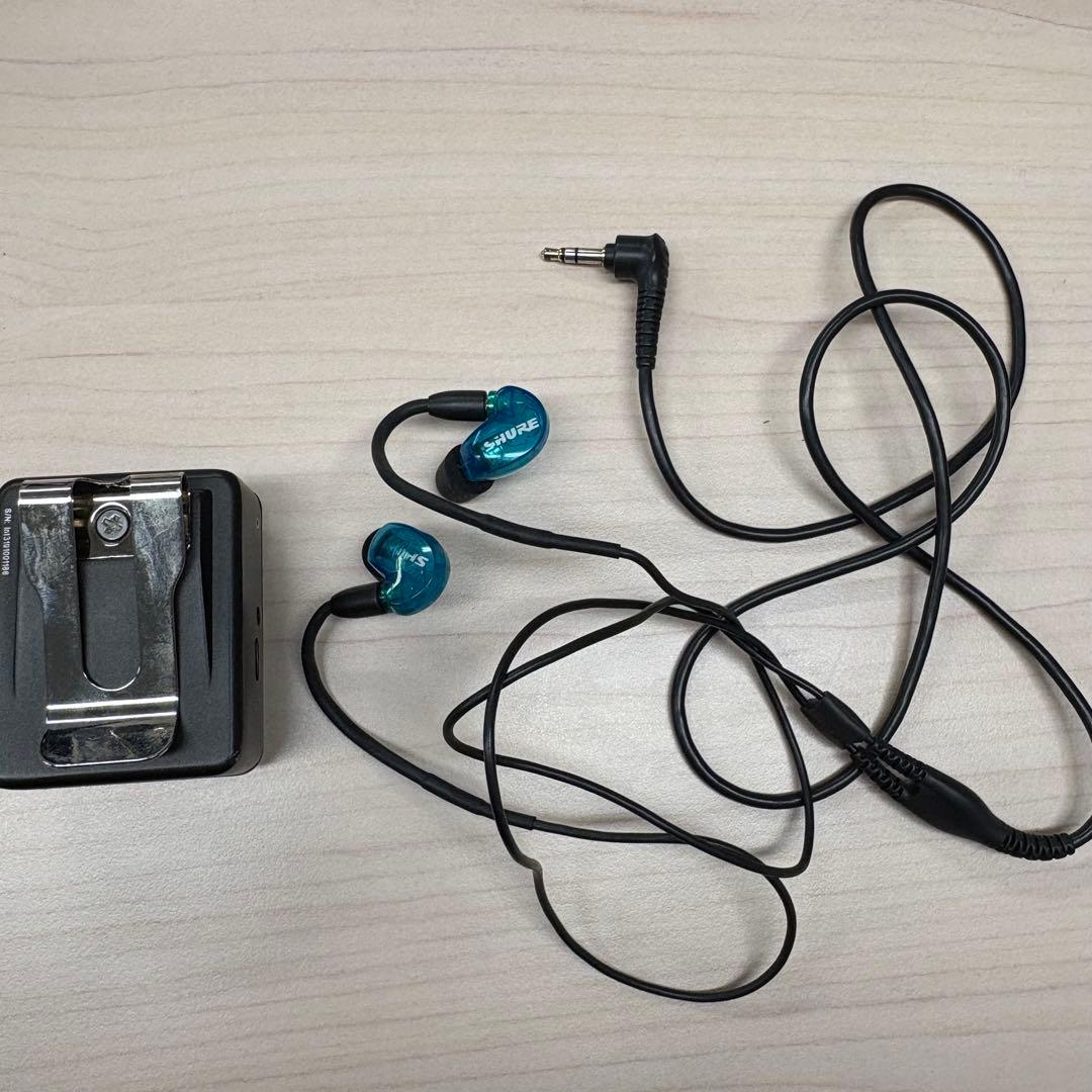 XVIVE U4 ワイヤレスシステム SHURE SE215イヤフォン付き