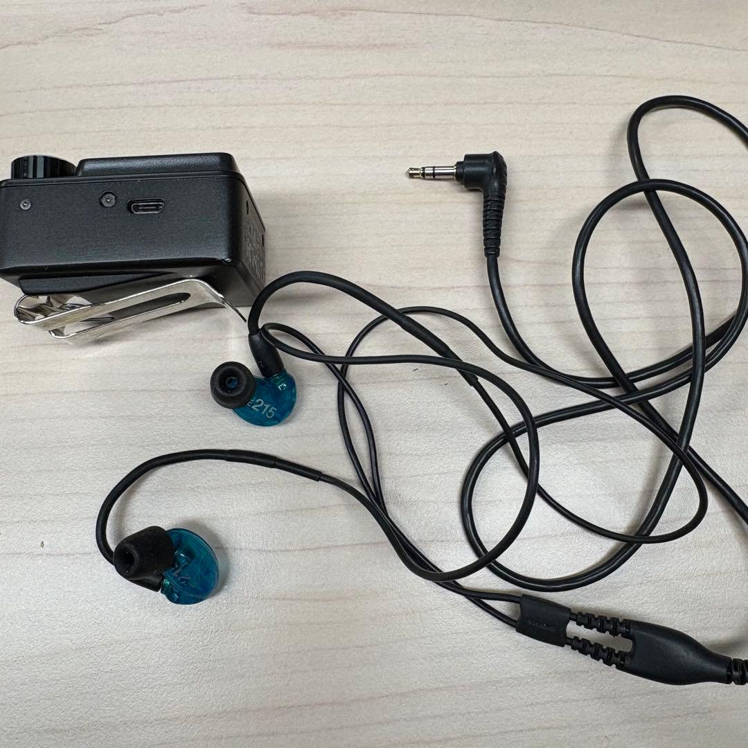 XVIVE U4 ワイヤレスシステム SHURE SE215イヤフォン付き