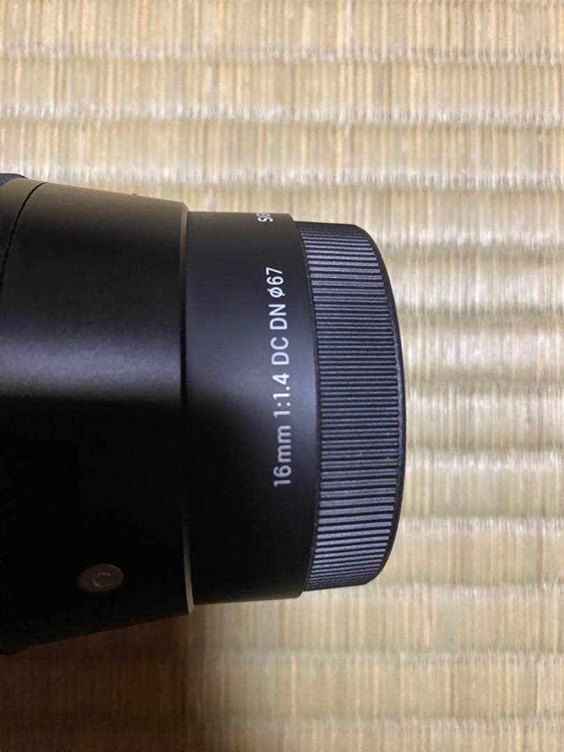 SIGMA 16mm f1.4 dc dn (Eマウント) レンズフィルター付き SIGMA 16mm