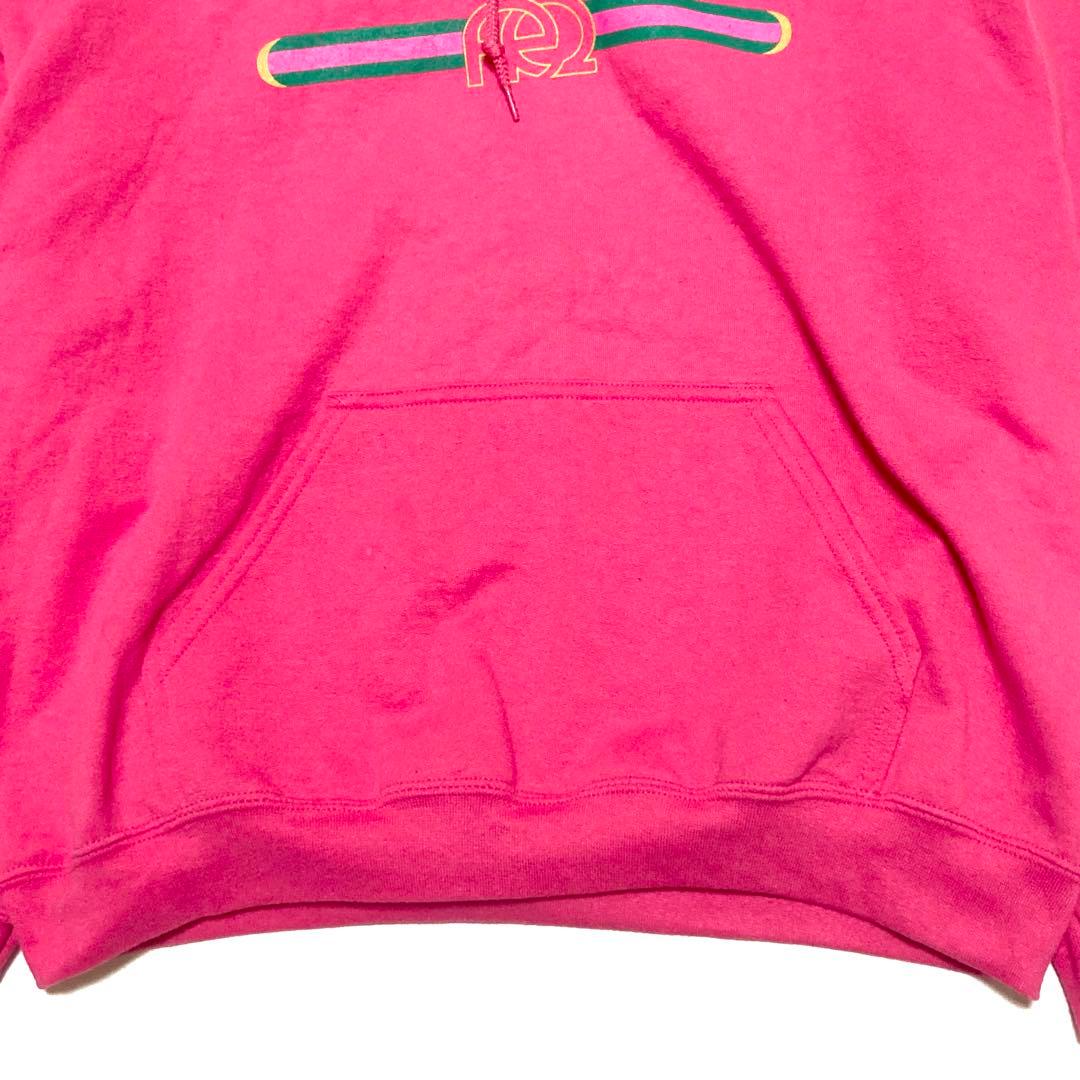 FR2 春兎性欲 えっちロゴ プルオーバーパーカー 限定品 ピンク M ワッペン