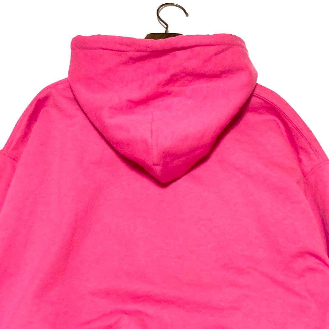 FR2 春兎性欲 えっちロゴ プルオーバーパーカー 限定品 ピンク M ワッペン