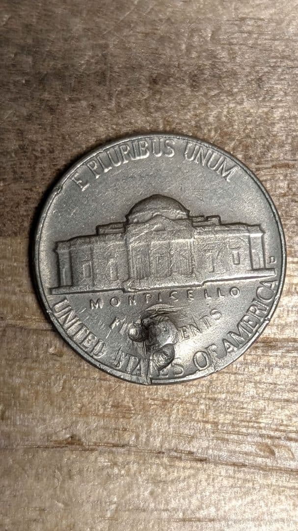 1946年 Jefferson nickel error