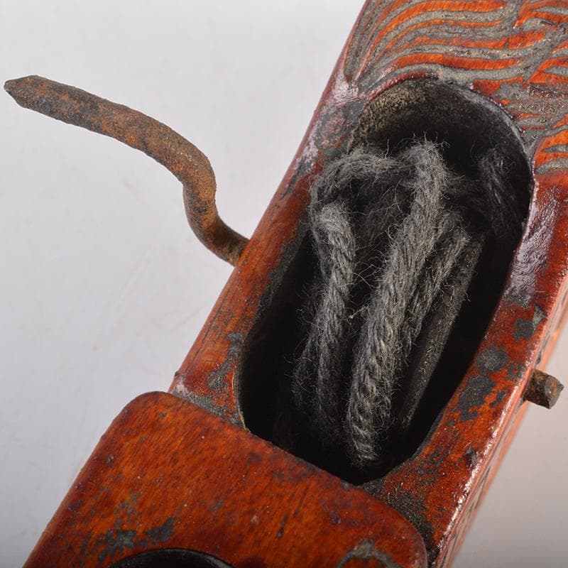 朝鮮美術 李朝 木彫 神獣刻 墨壷 V R7245 - メルカリ