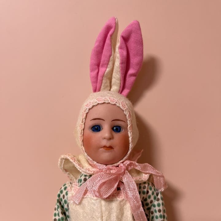 アンティーク ビスクドール ミニョネット バニー うさぎ