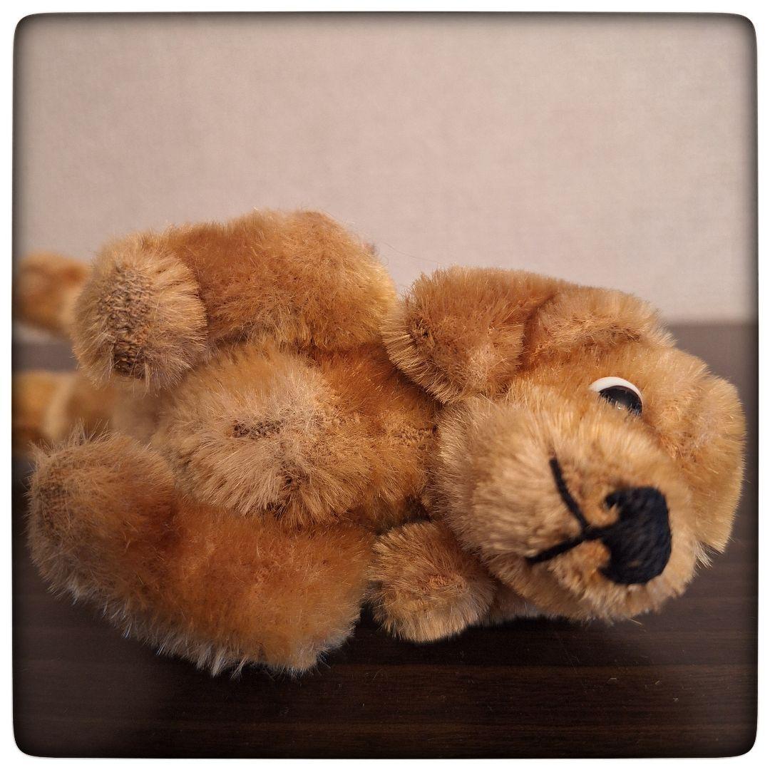 【希少 ミニチュアダックス 13cm】ヴィンテージ ポンチ目 ぬいぐるみ ココア