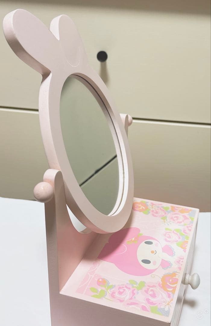 希少 レア ☆マイメロディ ローズガーデン シリーズ 木製 ミニドレッサー