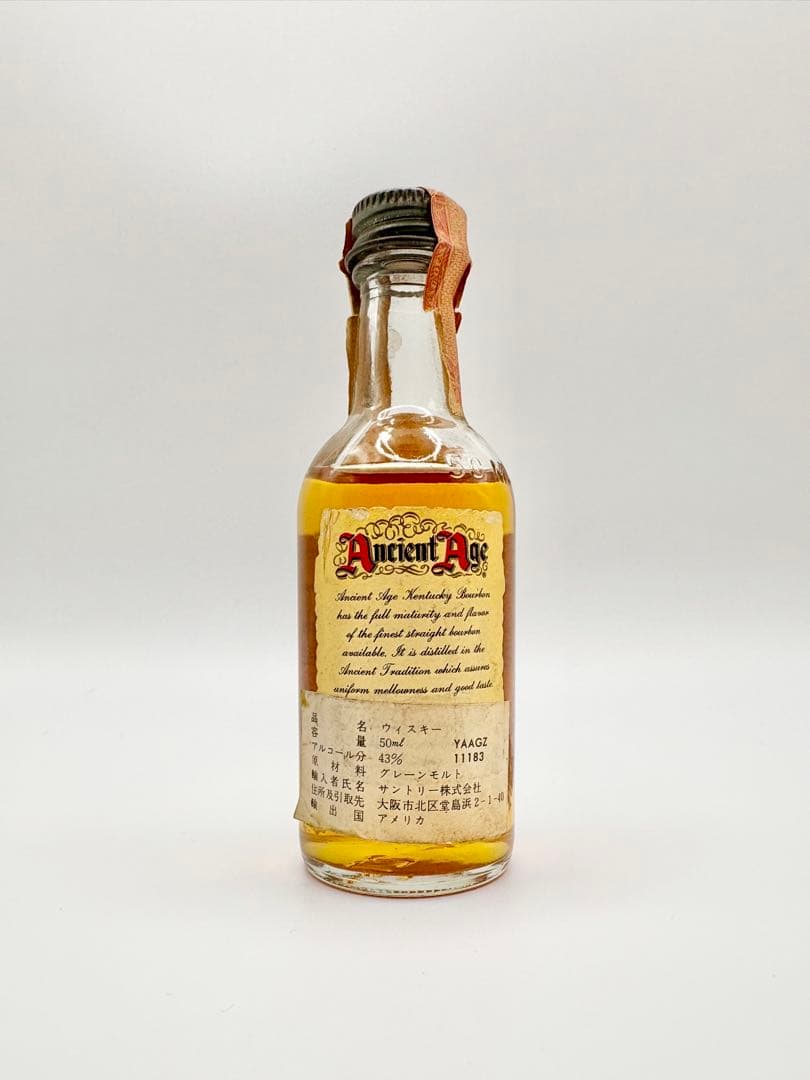 ミニボトル】Ancient Age（エンシェントエイジ） 86 ウイスキー特級