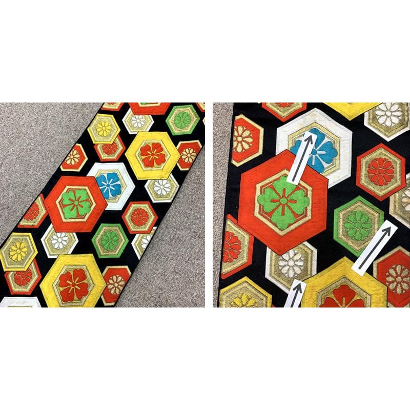 511ag78□七五三 七歳 女児 着物&袋帯 金彩 梅 水色□状態良好