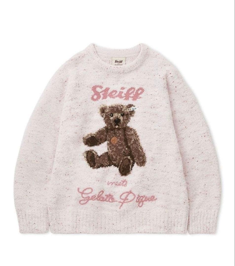 ジェラートピケ【シュタイフ】プルオーバー+ロングパンツセット【PNK】