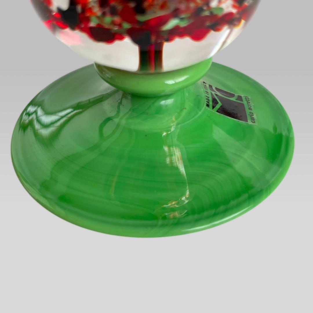 訳あり【カルロモレッティ】世界限定33個 ムラノガラス 98年 ポスト