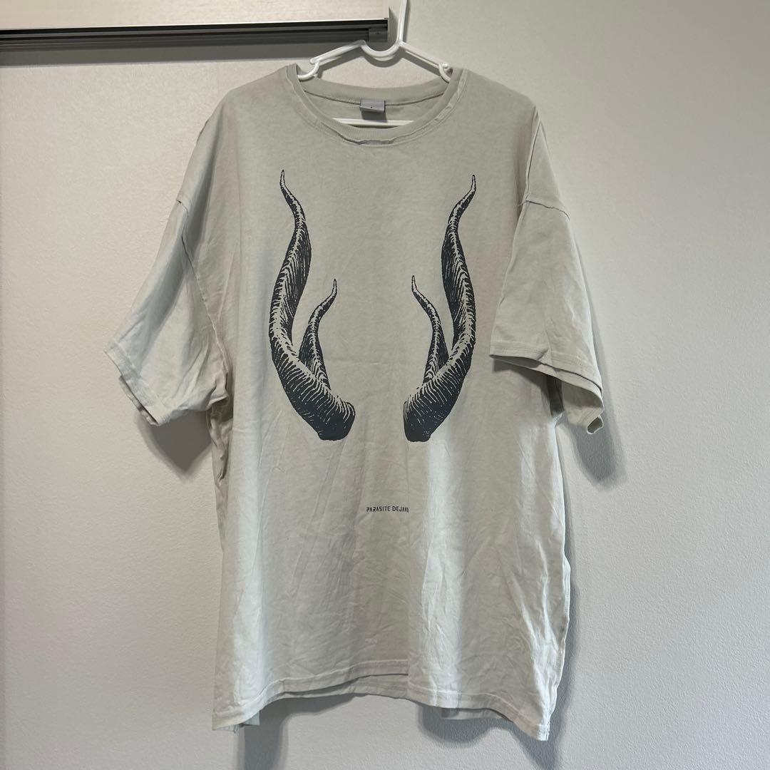 オーラル ラビリンスビックシルエットTシャツ 白色 オーラル