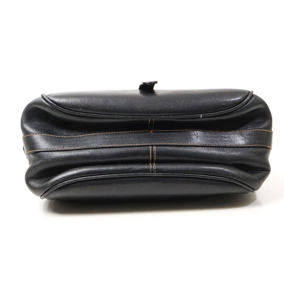 H5110-7◾️オールドグッチ　レザーショルダーバッグ Y2K