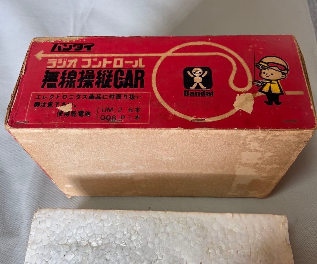 希少 当時もの バンダイ社製 ラジコンカー パトカー 警視庁 ブリキ素材