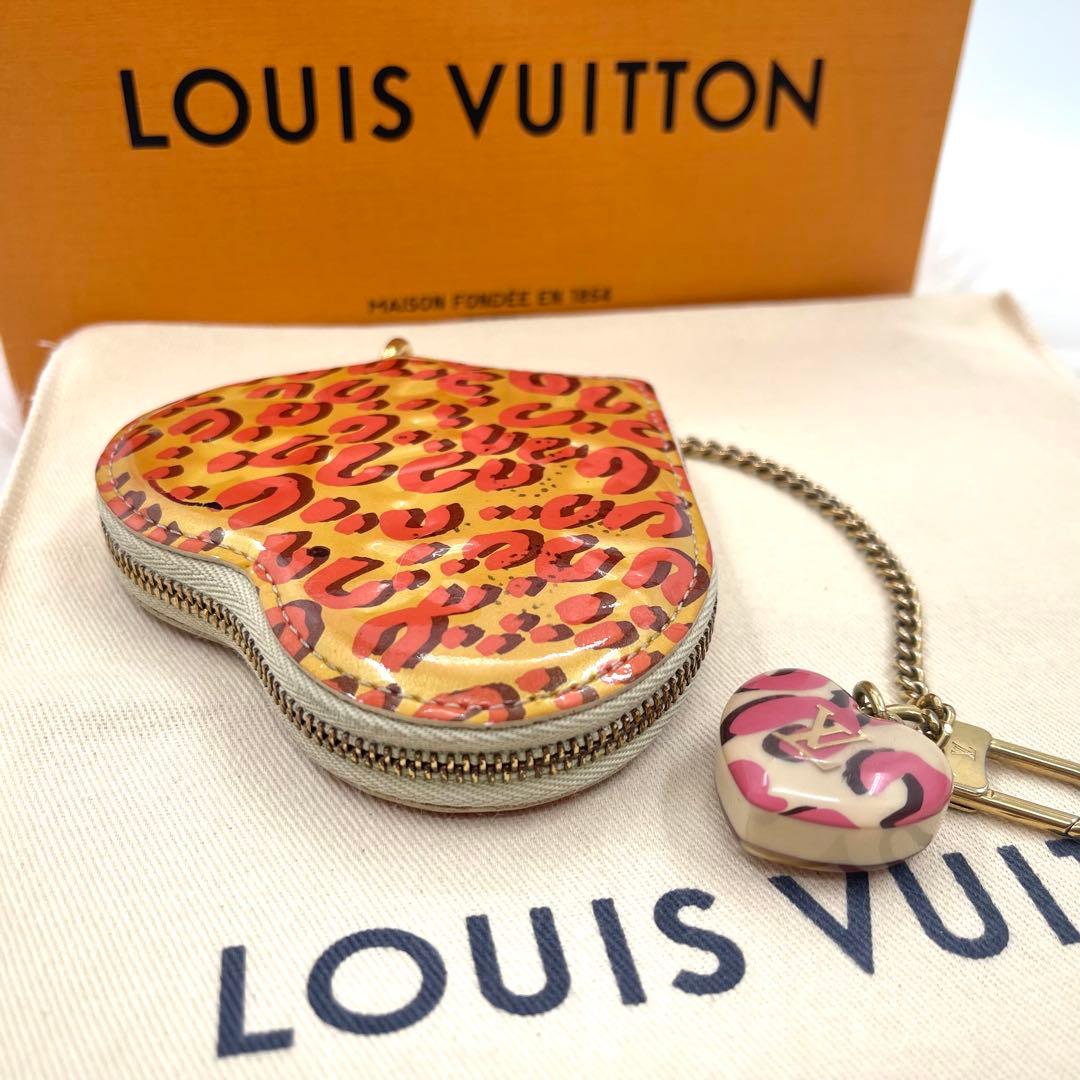 ルイヴィトン　ヴェルニ　レオパード　ポルトモネクール　ケース　小銭入778