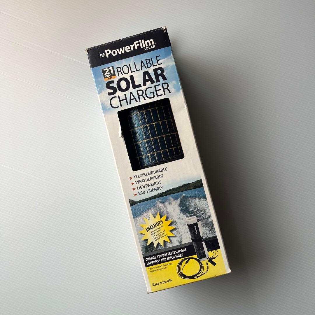 PowerFilm ロール式ソーラーパネルR-21（未使用） b81b257d81595b23a419484af36c7d