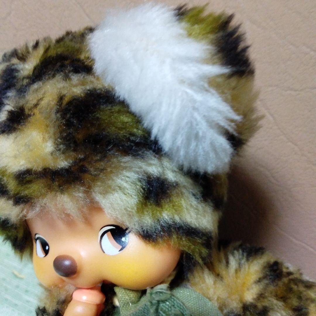 モンチッチ★ヒョウ柄★ぬいぐるみ★レインボー★セキグチ製