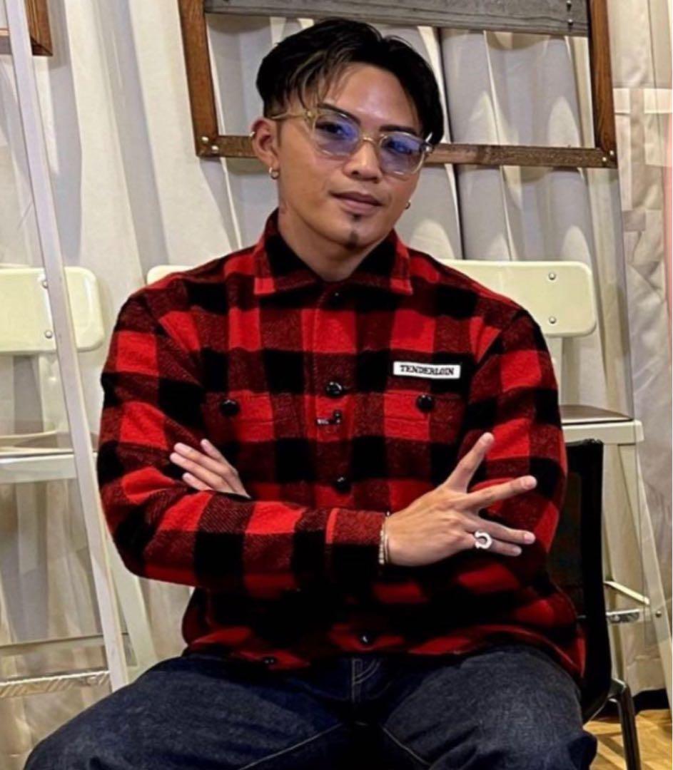 本物美品　TENDERLOIN テンダーロイン バッファロー　ジャケット M 赤