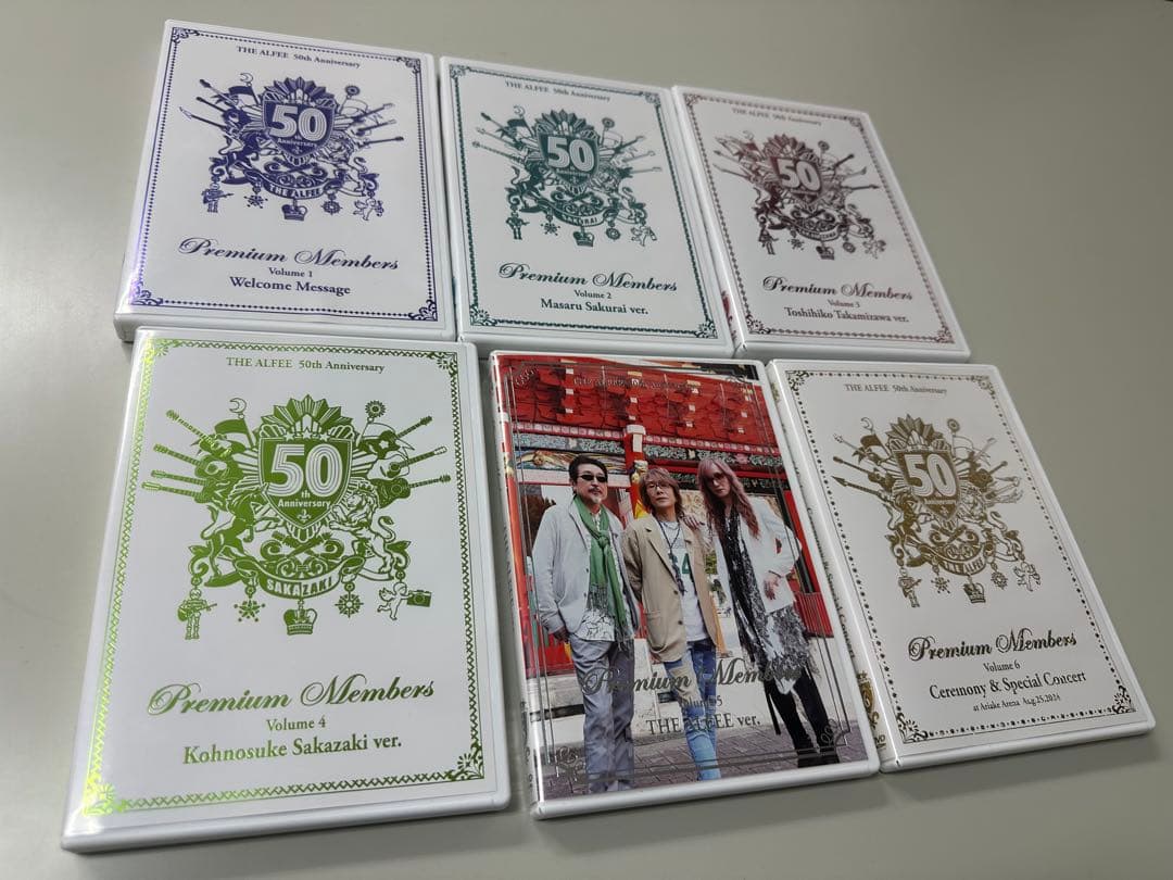 THE ALFEE 50th Premium Members DVD 6巻セット THE ALFEE 50th