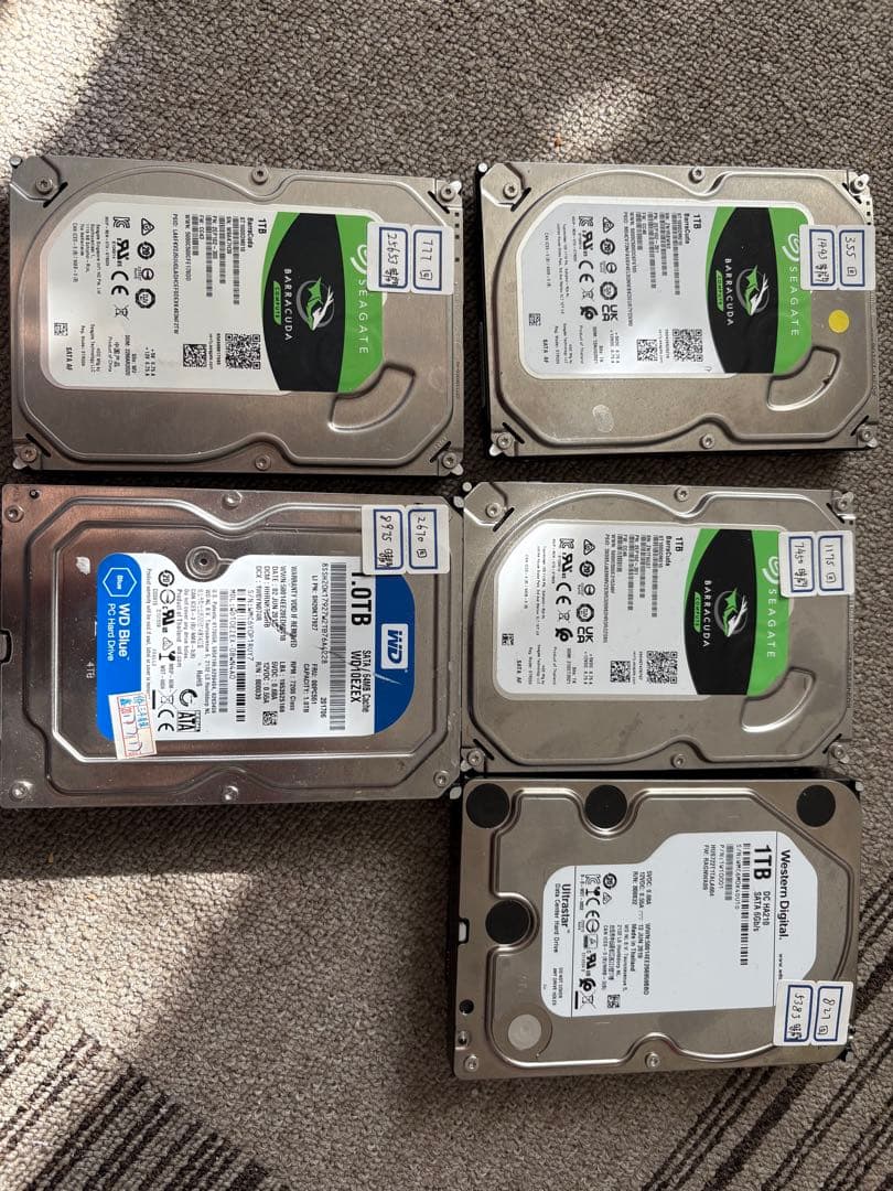 3.5インチHDD 20台セット 中古【ジャンク 】