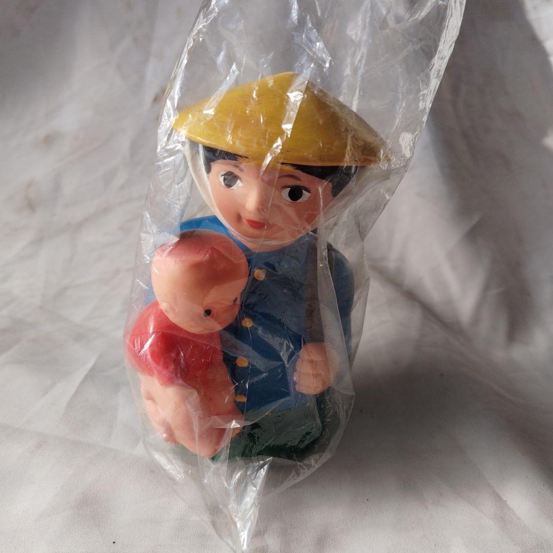 昭和レトロ 当時物 ベトナムに母と子の保険センターを！ ソフビ 貯金箱