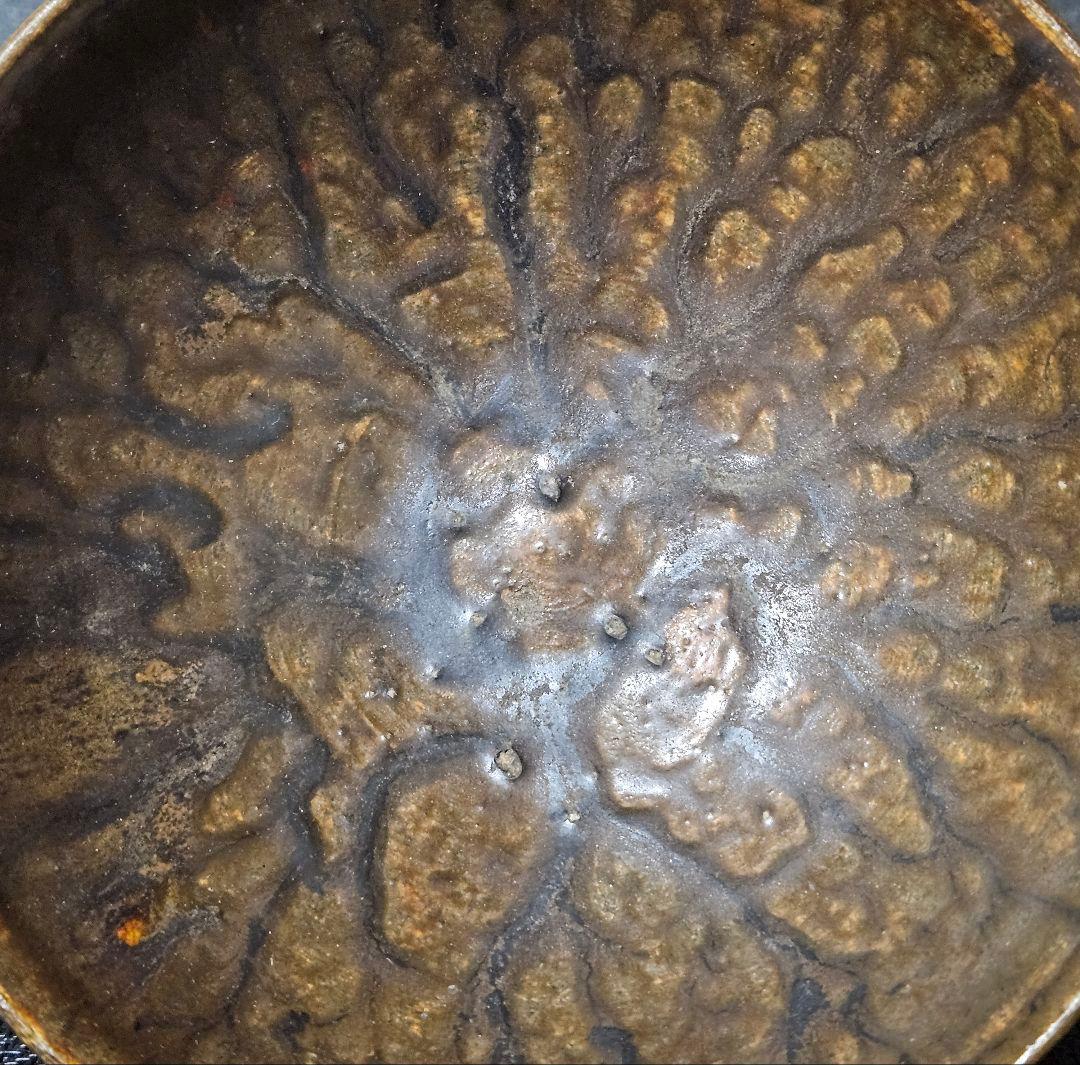 名碗❗】中国古美術 古陶磁 古玩 明朝 磁州窯 蛇褐釉