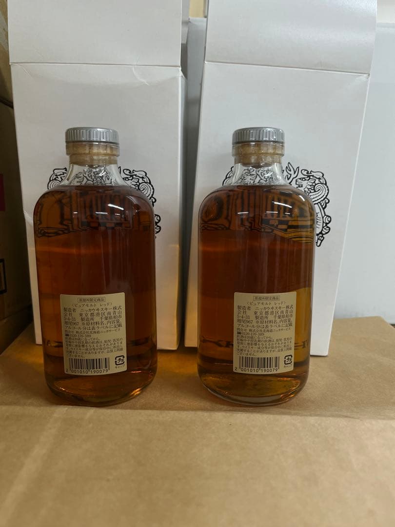 NIKKA WHISKY 500ml 43%2本セット レッドラベル