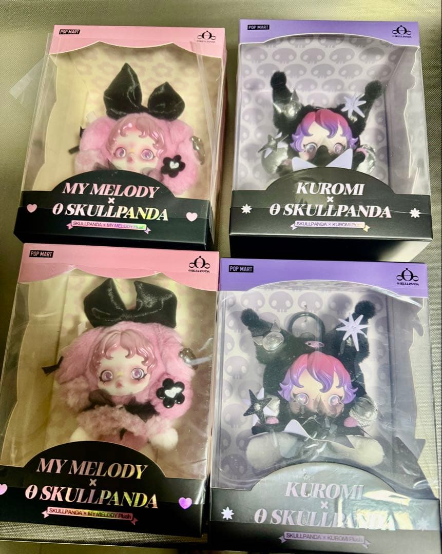 【現品】My Melody × Skullpanda ぬいぐるみ