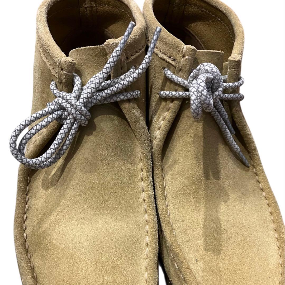 ぴ*う様 クラークス　2足セット　ワラビーブーツ　スウェード　レザー　カスタム