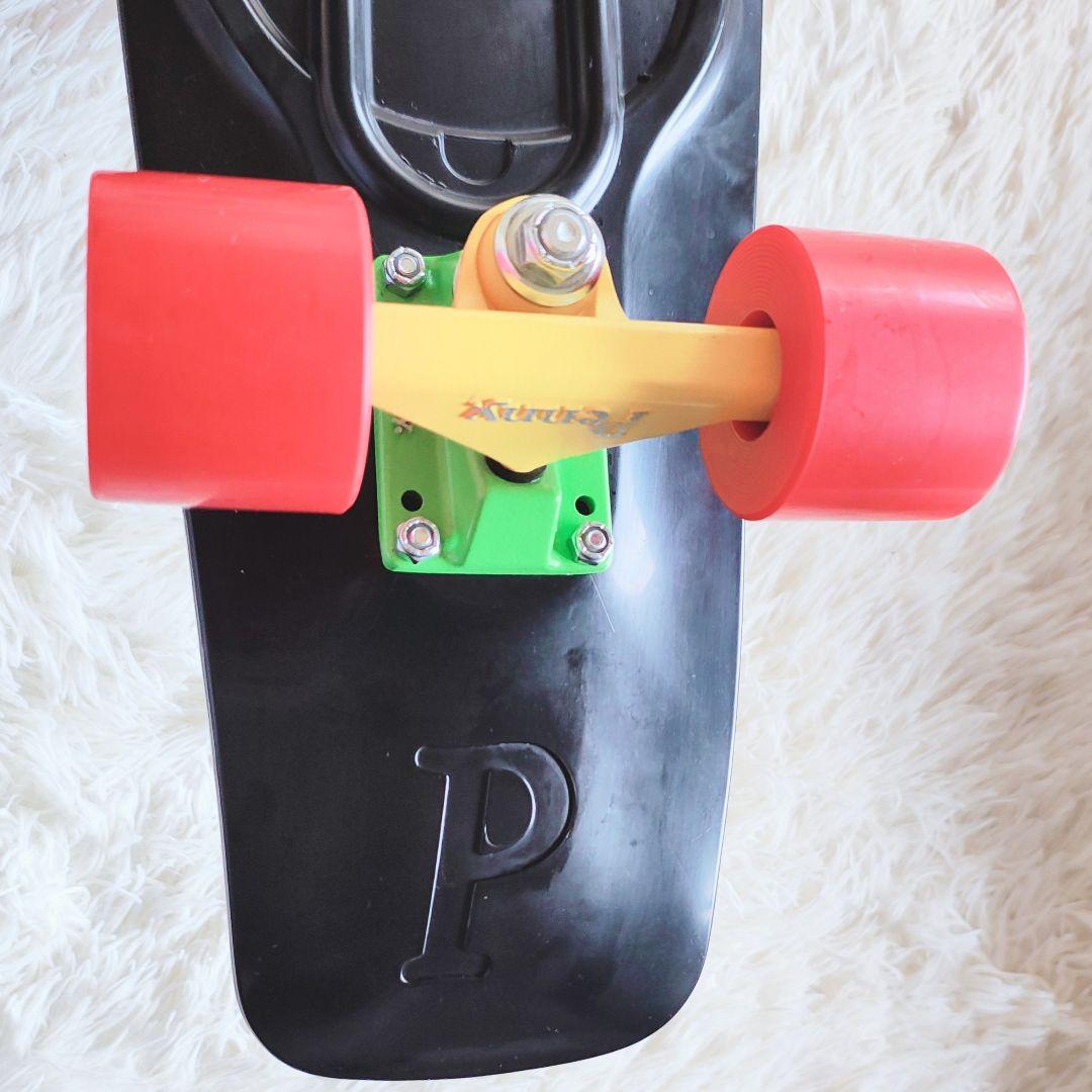 【美品】Penny ペニー スケートボード ラスタカラー スケボー 27インチ