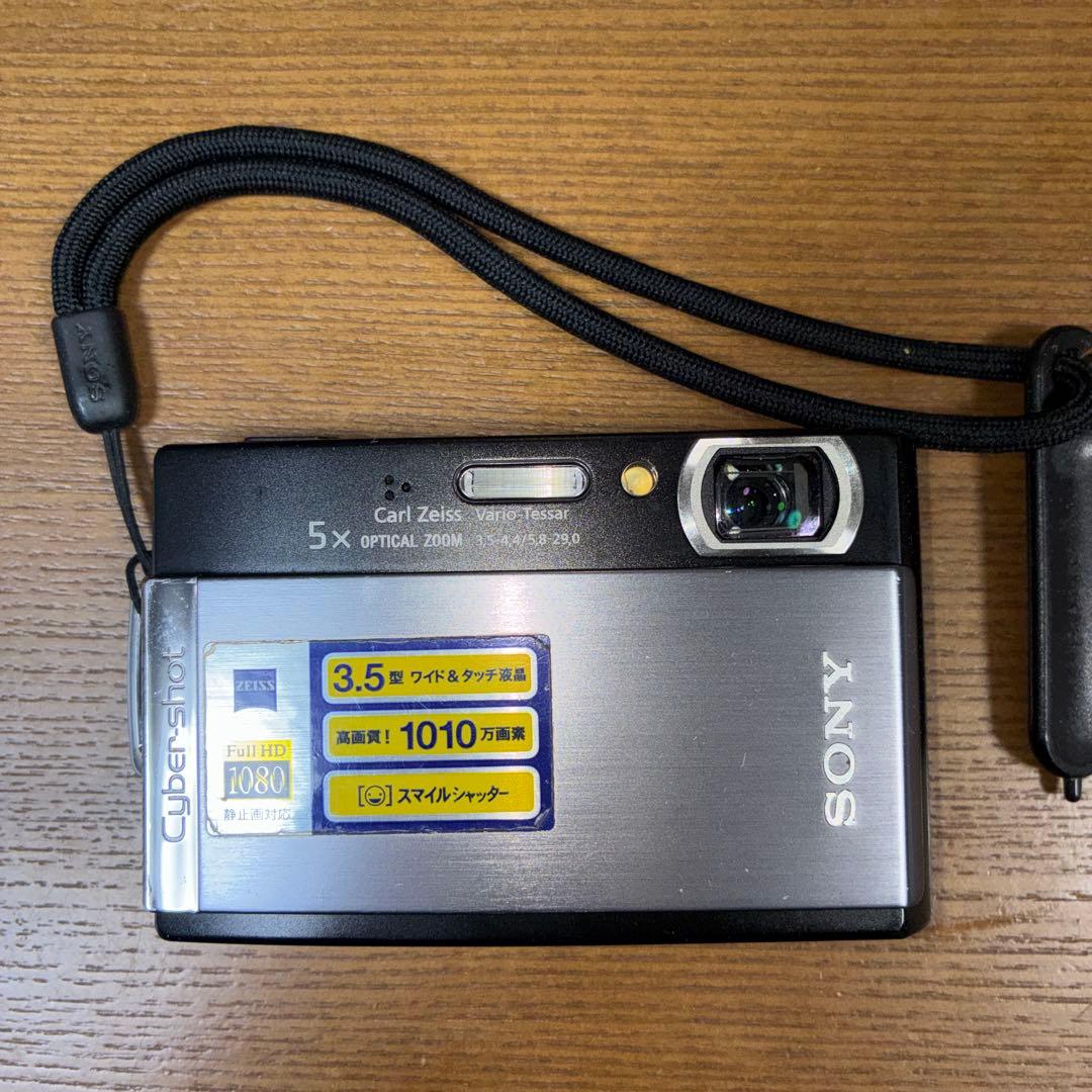 バッテリー5個、ケース付きソニーDSC-T300 - メルカリ