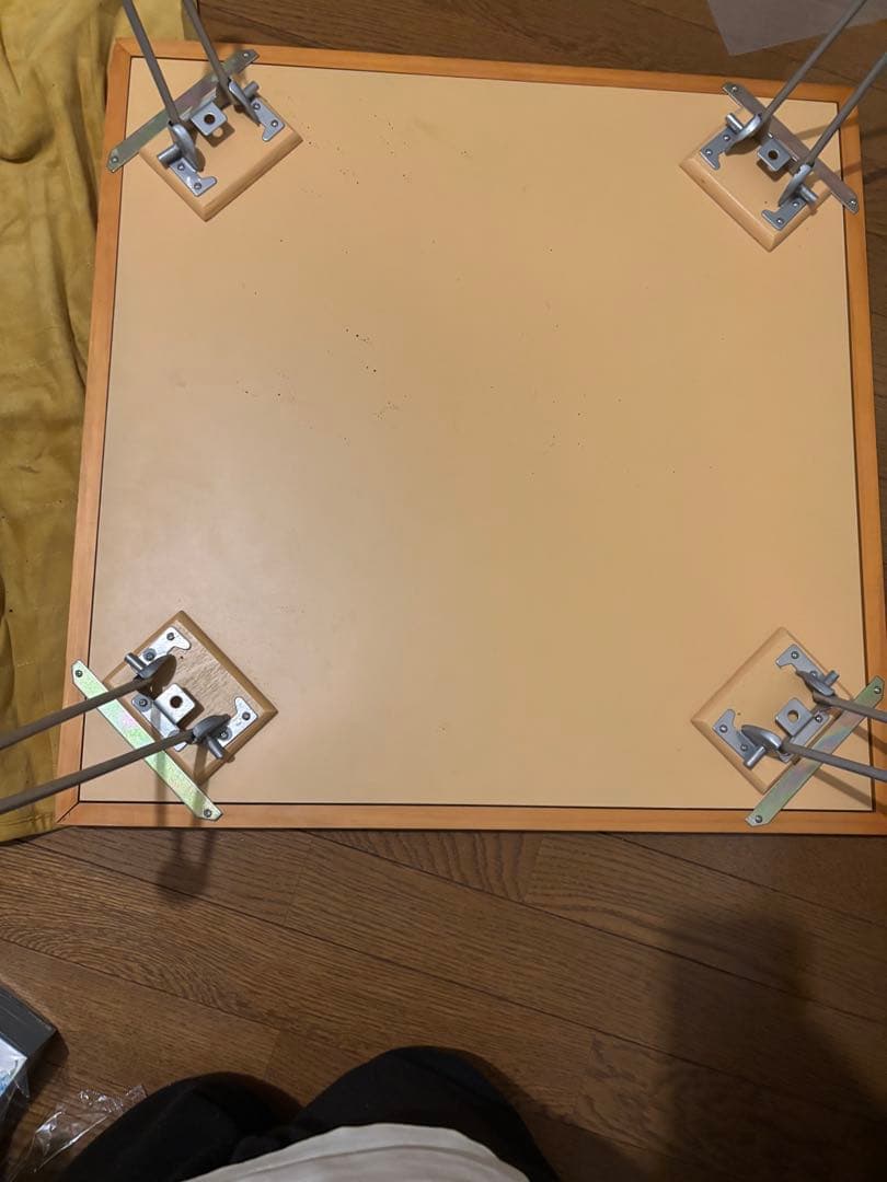 麻雀セット 折りたたみ式麻雀卓　麻雀牌 竹　点棒 起家マーク　サイコロ　コンパス