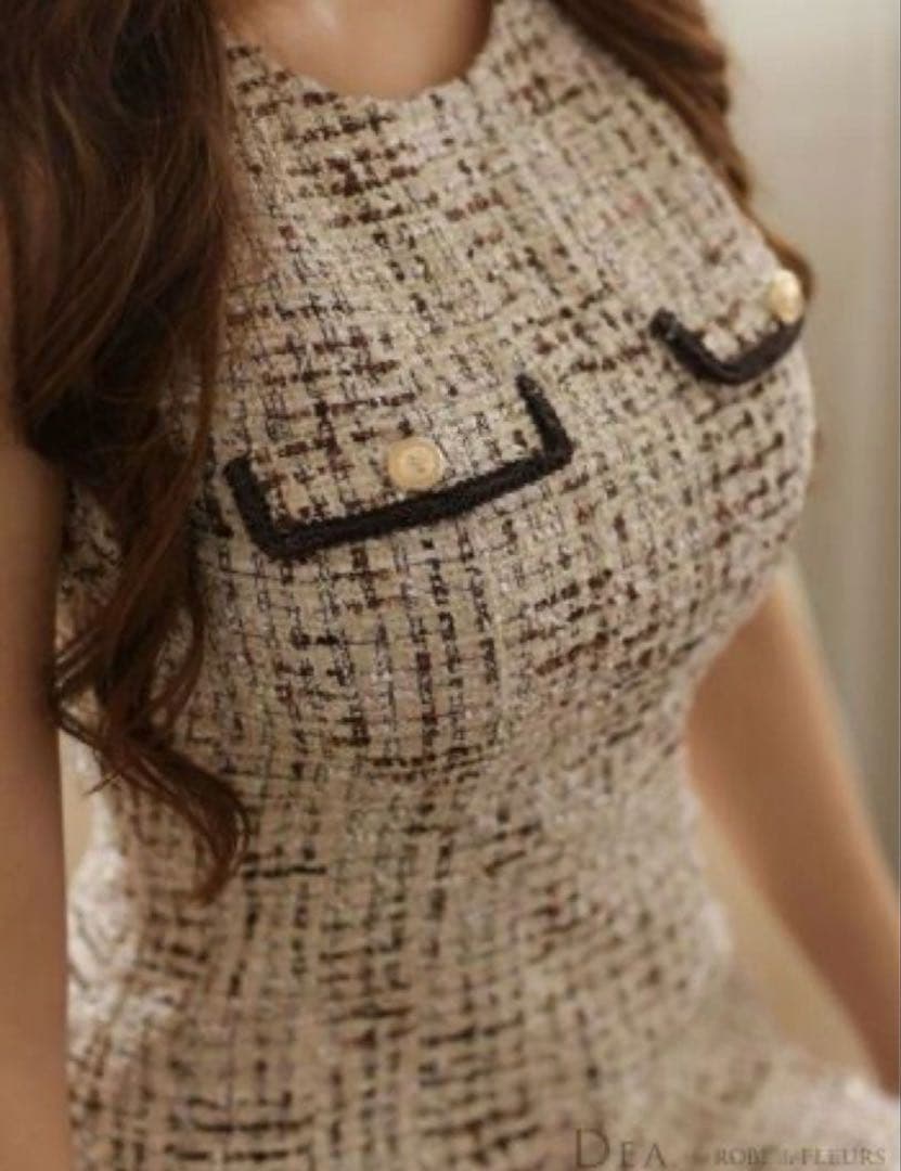 k*i様 【DEA.by ROBE de FLEURS】ツイードタイトミニ キャ