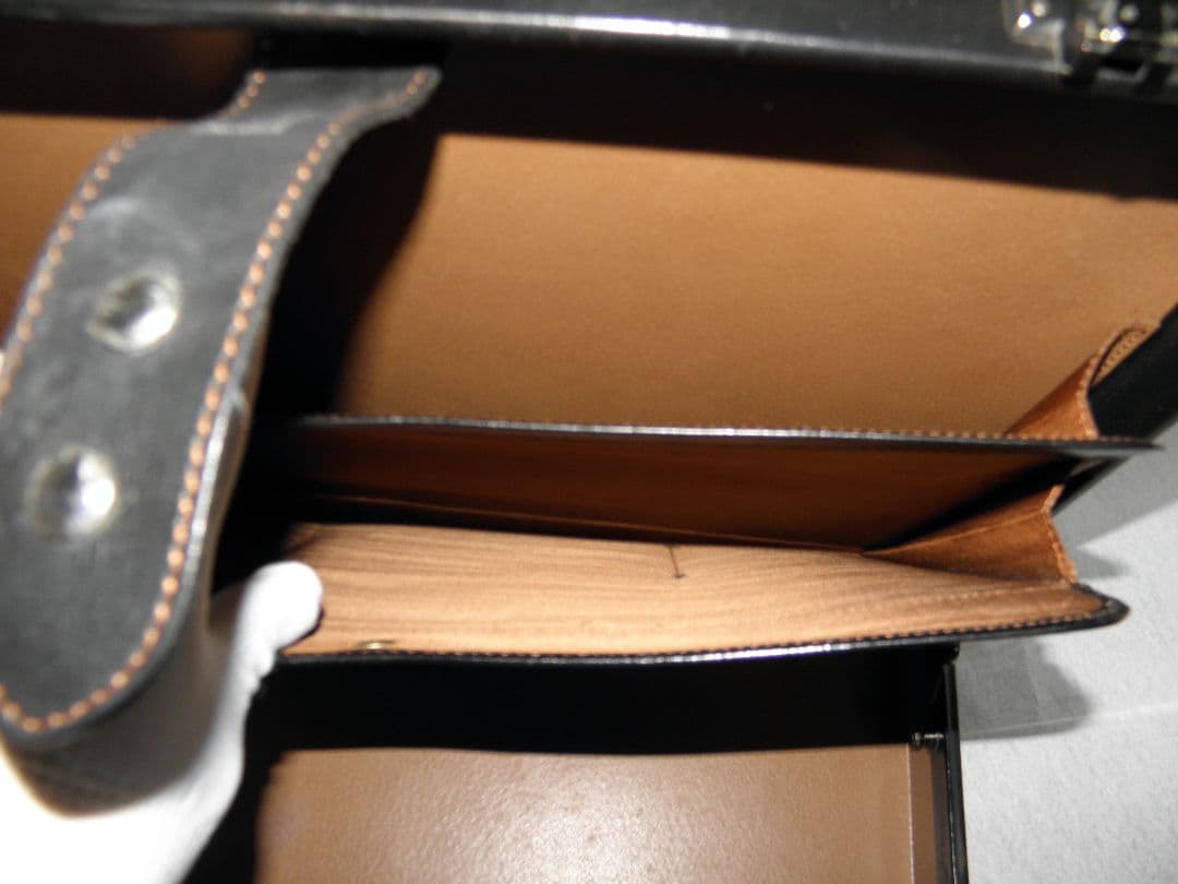 dunhill ダンヒル アタッシュケース ダイヤルロック レザー 黒