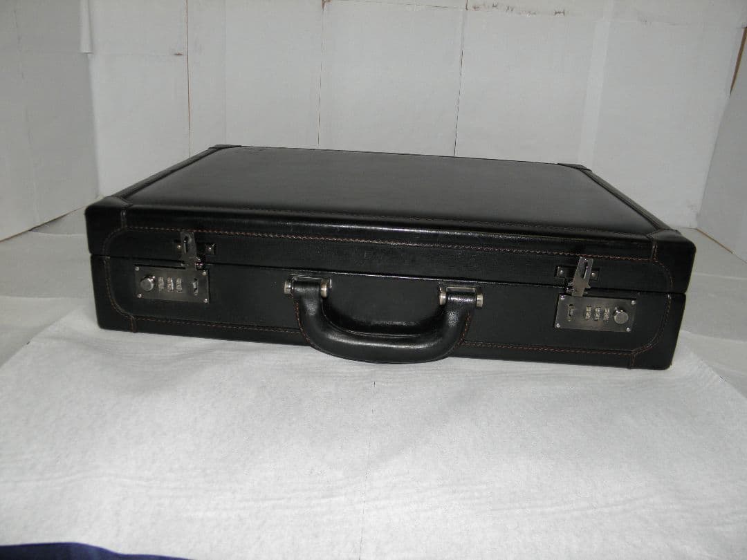 dunhill ダンヒル アタッシュケース ダイヤルロック レザー 黒