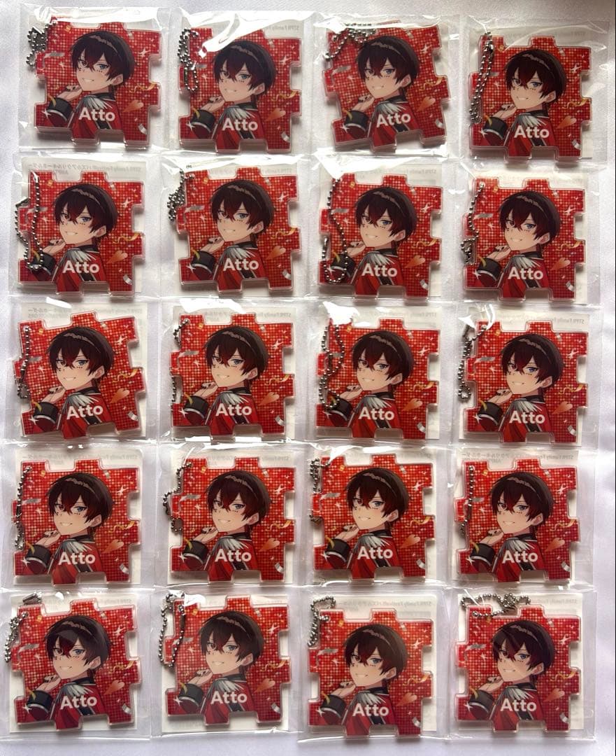 あっとくん すとふぇす 42個 パズルアクキー AMPTAKxCOLORS