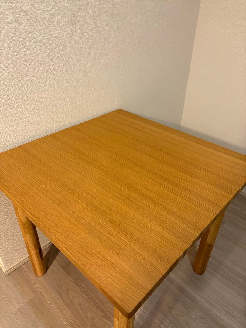 値下げ！【無印良品】廃盤品　ダイニングテーブル80×80