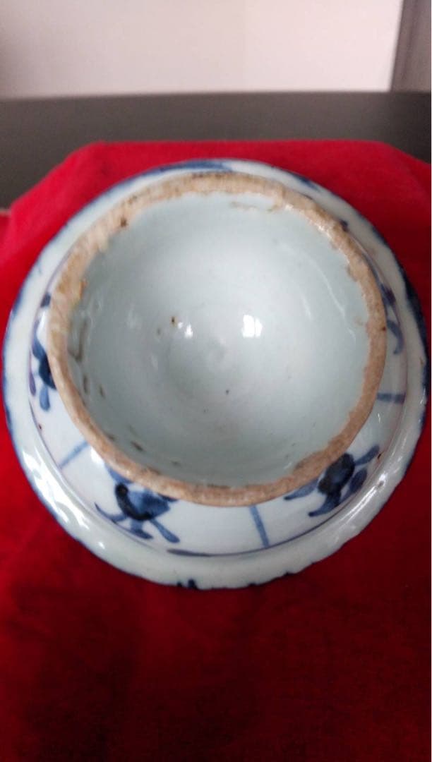 祭器 馬上杯 唐物 コンポート皿 清朝 中国美術 青花 古染付