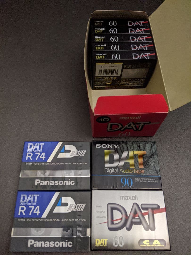 SONY DAT デジタルオーディオテープ 90分 60分 9本セット SONY DAT