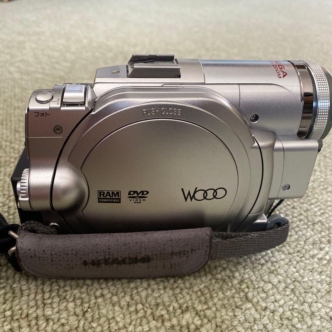 【大値下げ】日立DVD CAM 2メガピクセル　バッテリー　記録媒体　バック&箱